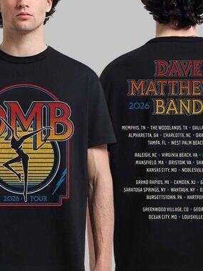 Dave Matthews Band 2026 North American Tour Logo T-Shirt
